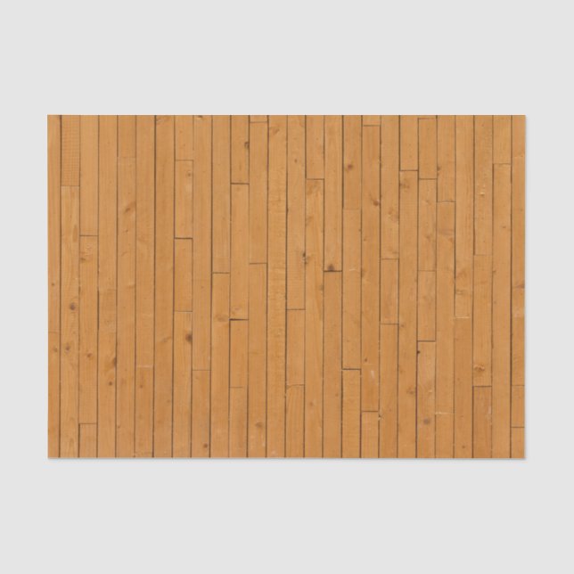 Wooden Floorboards Tissue Paper (Front)
