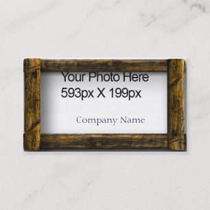 Wooden Frame Business Card