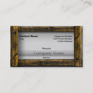 Wooden Frame Business Card