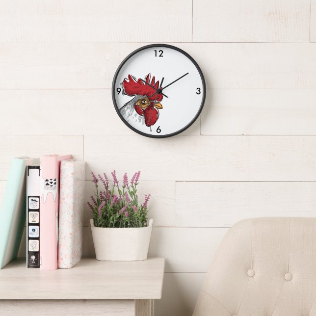 Wooden Frame Clock (Reading Room)