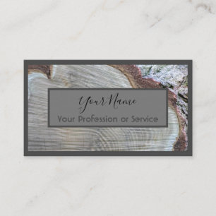 Wooden frame for interior design and carpentry! business card