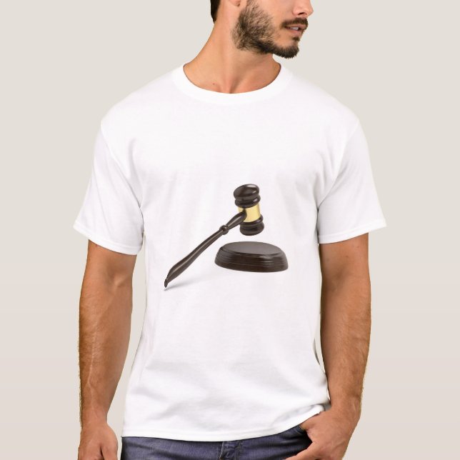 Wooden gavel T-Shirt (Front)