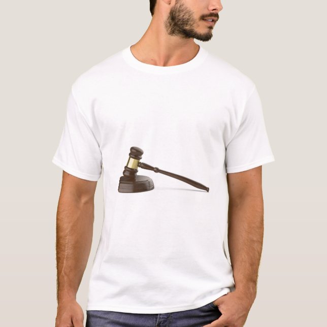 Wooden gavel T-Shirt (Front)