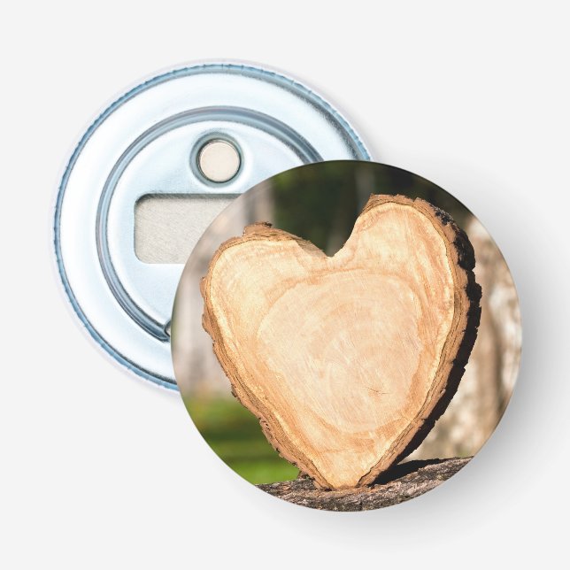 wooden heart bottle opener (Front)