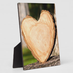wooden heart plaque