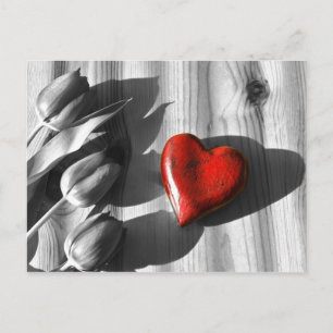 Wooden Heart Postcard
