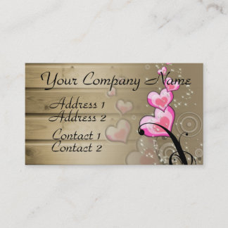Wooden Hearts Business Card