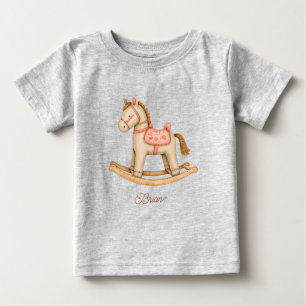 Wooden Hobby Horse Baby T-Shirt