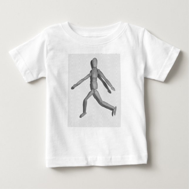 Wooden Human Mannequin Baby T-Shirt (Front)