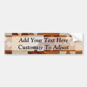 Wooden jigsaw puzzle bumper sticker