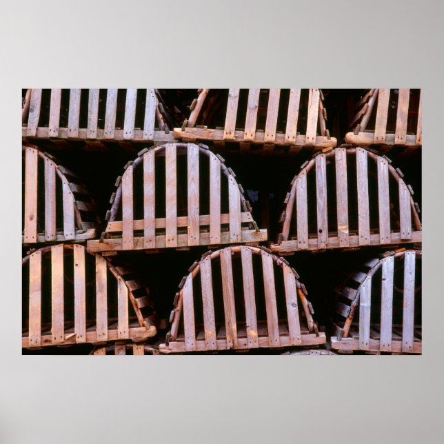 Wooden Lobster Traps Horizontal Poster (Front)