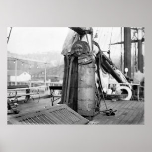 Wooden Maiden, Torture Device: 1910s Poster