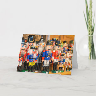 Wooden Nutcrackers Holiday Card