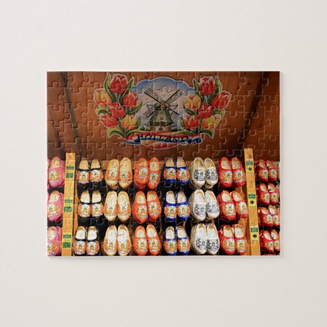 Wooden painted clogs, Holland 2 Jigsaw Puzzle (Horizontal)