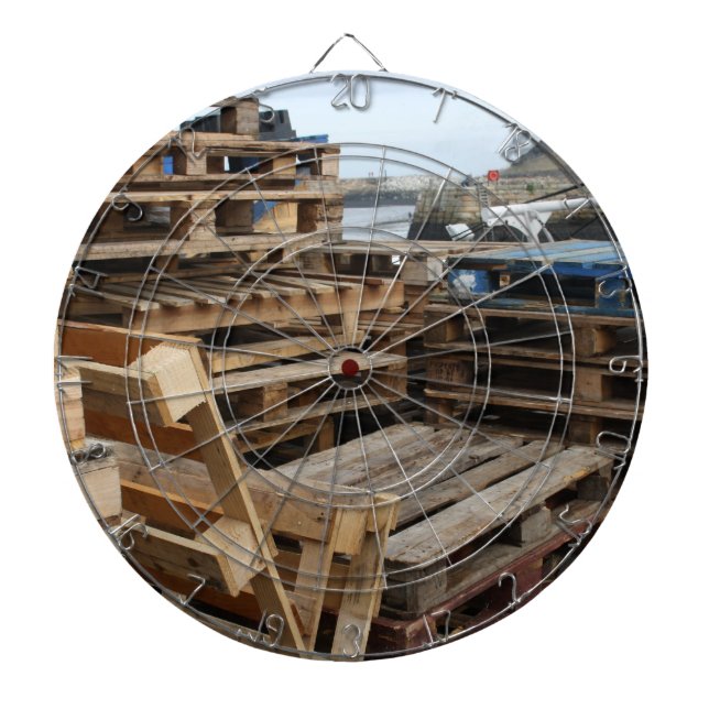 Wooden Pallets Dartboard (Front)