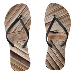 Wooden Panels Thongs