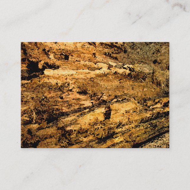 Wooden Pattern ATC Business Card (Front)