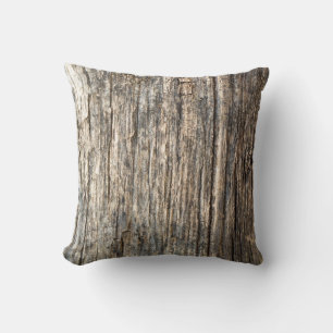 Wooden pattern cushion