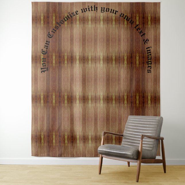 Wooden Patterned Tapestries (In Situ)