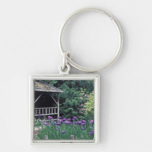 Wooden pavilion in the Sunken Garden in Key Ring