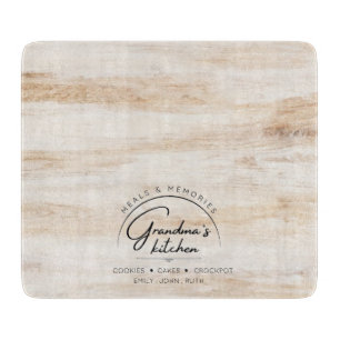 Wooden personalised grandma’s kitchen cutting board