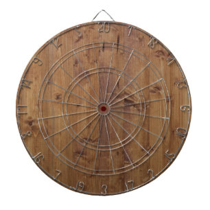 Wooden Planks, Barks, Boards, Barn Wall - Brown Dartboard