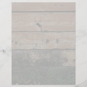 Wooden planks with algae grass growing photograph