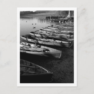 Wooden Rowing Boats - Derwentwater, Lake District  Postcard