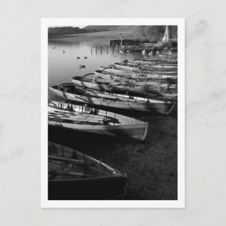 Wooden Rowing Boats - Derwentwater, Lake District Postcard