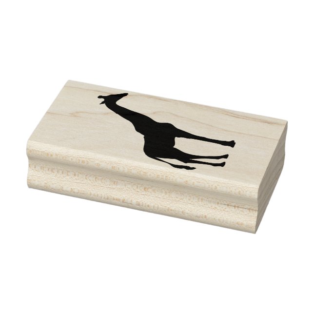 Wooden Rubber Stamps - Giraffe (Stamp)