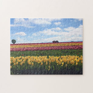 Wooden Shoe Tulip Farm, Woodburn, Oregon Jigsaw Puzzle