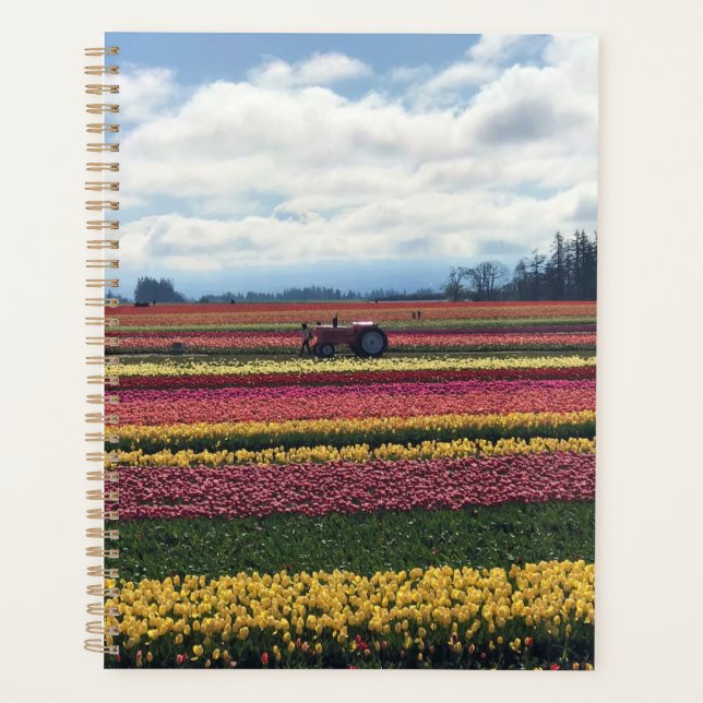 Wooden Shoe Tulip Farm, Woodburn, Oregon Planner (Front)