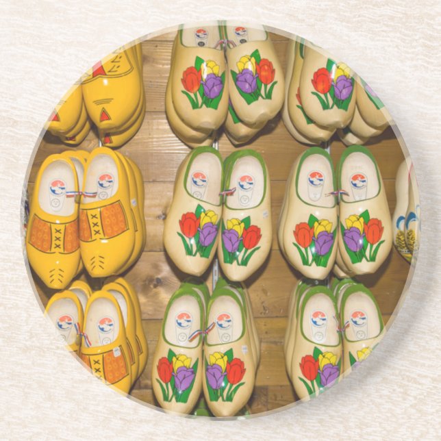 Wooden Shoes, Dutch Village Shop, Noordhuizen Coaster (Front)