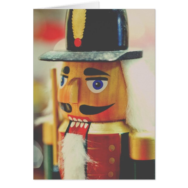 Wooden Soldier Note Card Horizontal (Front)