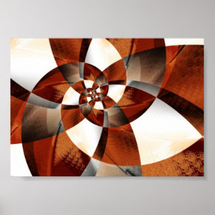 Wooden Spiral Poster
