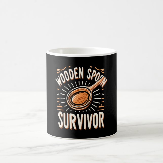 Wooden spoon Survivor Coffee Mug (Center)