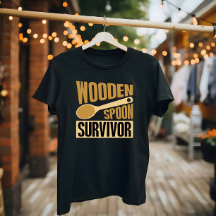 Wooden Spoon Survivor - Funny Kitchen T-Shirt