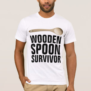 WOODEN SPOON SURVIVOR Funny T-shirts