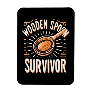 Wooden spoon Survivor Magnet