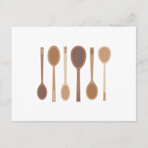 Wooden Spoons Postcard