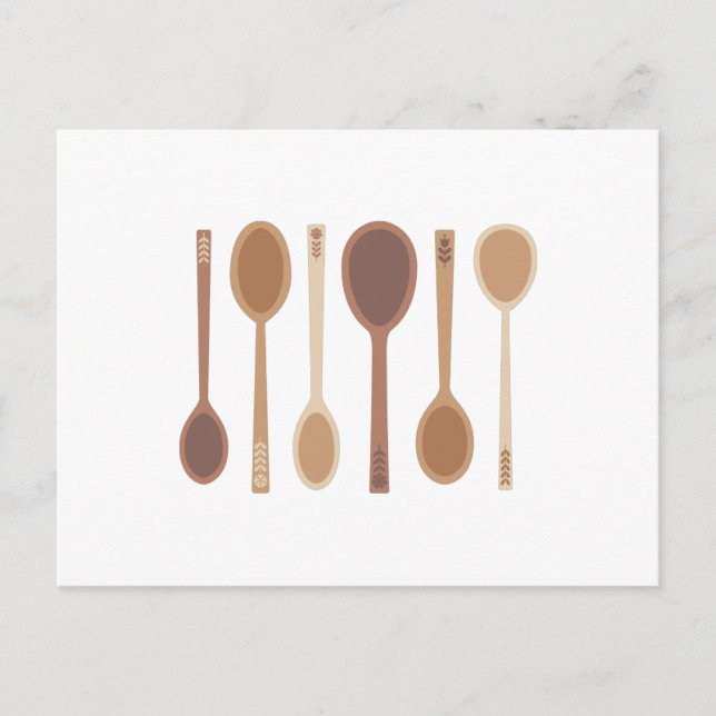 Wooden Spoons Postcard (Front)