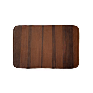 Wooden style bath mat