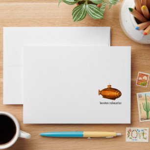 wooden submarine envelopes