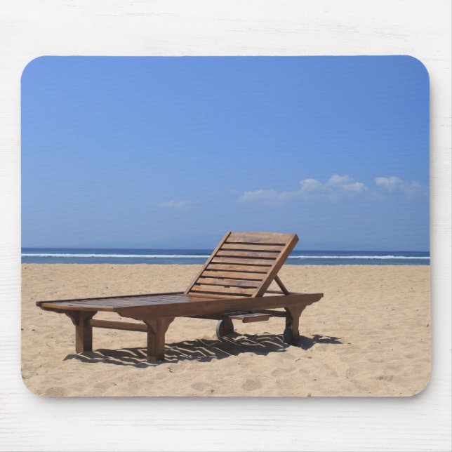 Wooden sunbed mouse pad (Front)