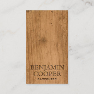 Wooden Texture - Style B Business Card