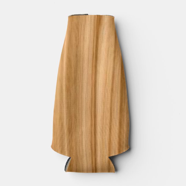 Wooden Texture Surface Design-35456 Bottle Cooler (Front)