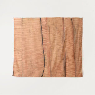 Wooden texture tapestry