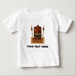Wooden Tiki Mask Vintage Retro Aloha Hawaiian Baby T-Shirt<br><div class="desc">Wooden Tiki Mask Vintage Retro Aloha Hawaiian Custom top.</div>