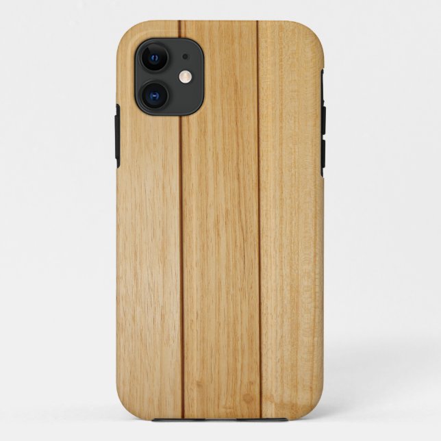 Wooden Tiles iPhone SE+5/5S Case (Back)