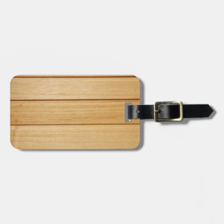 Wooden Tiles Luggage Tag